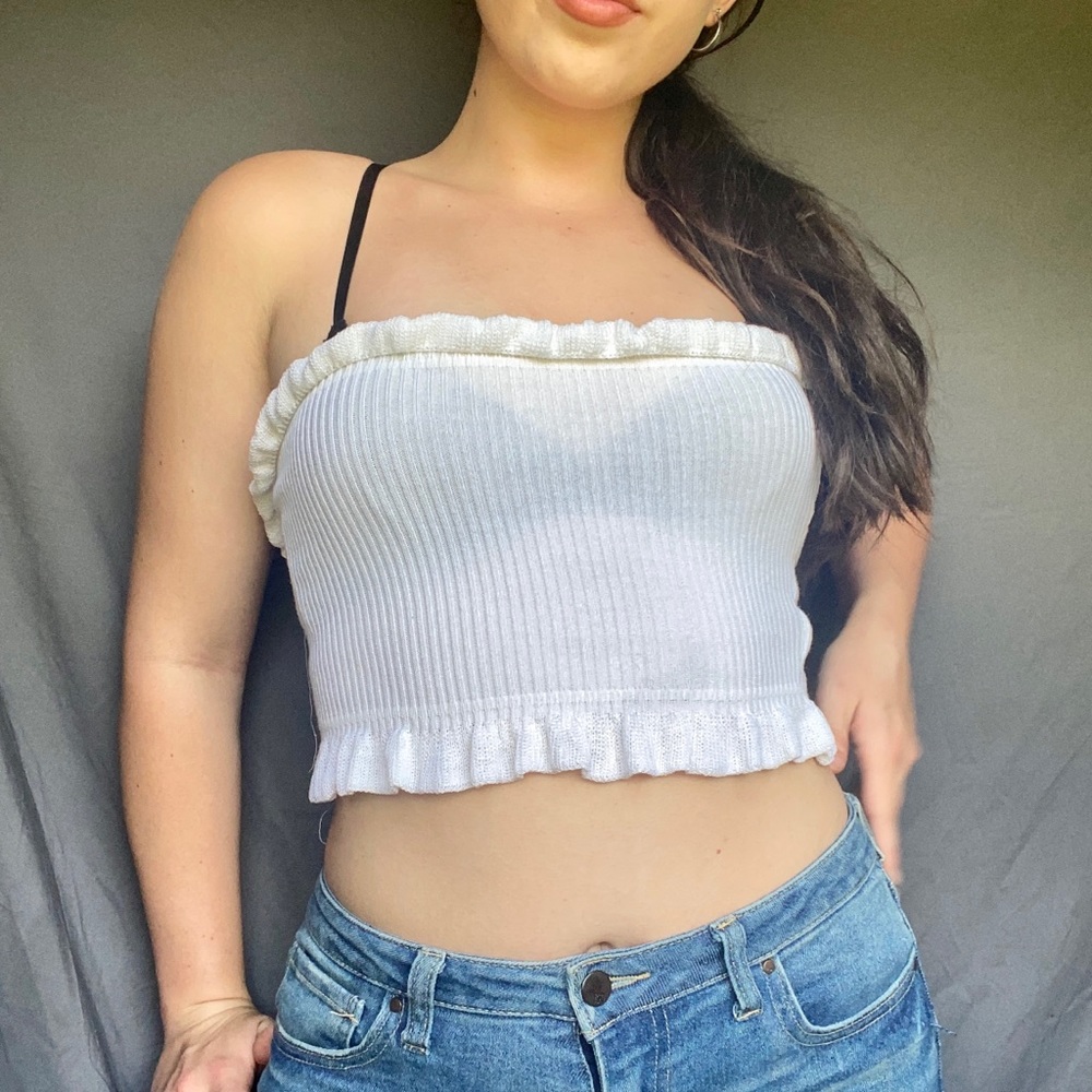 White tube top